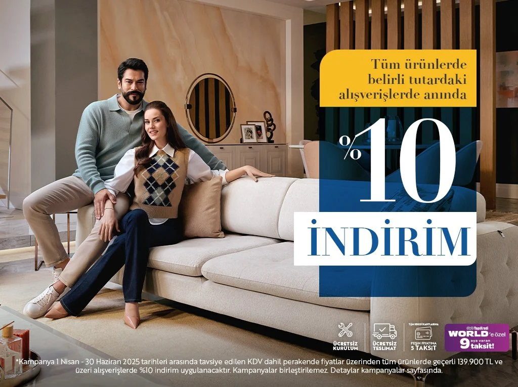 Tüm Ürünlerde Geçerli 2000 TL üzeri Alışverişe 200 TL İndirim!
