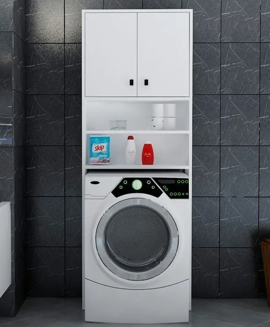 Düzen Çamaşır Makinesi Dolabı resmi