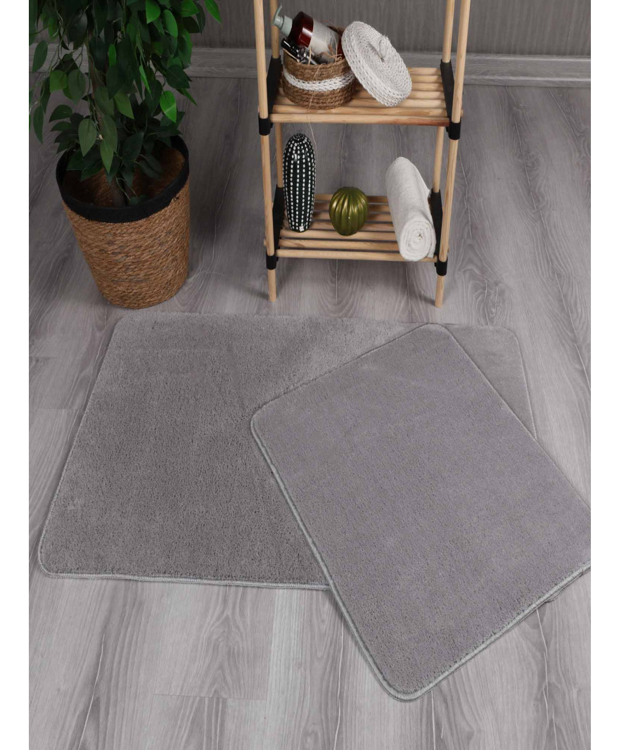 Peluş Simirna 50x80-50x40 Banyo Klozet Takımı resmi