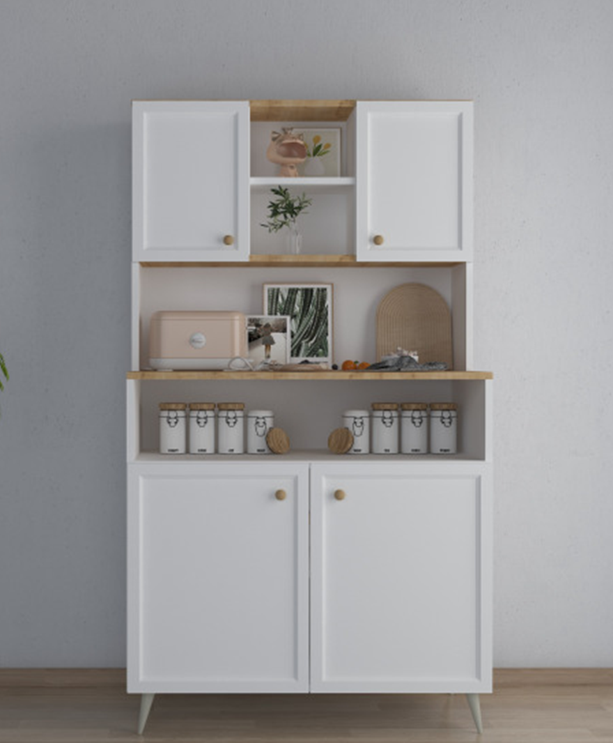 Çok Amaçlı Minimal Mutfak Dolabı Membran Kapak resmi