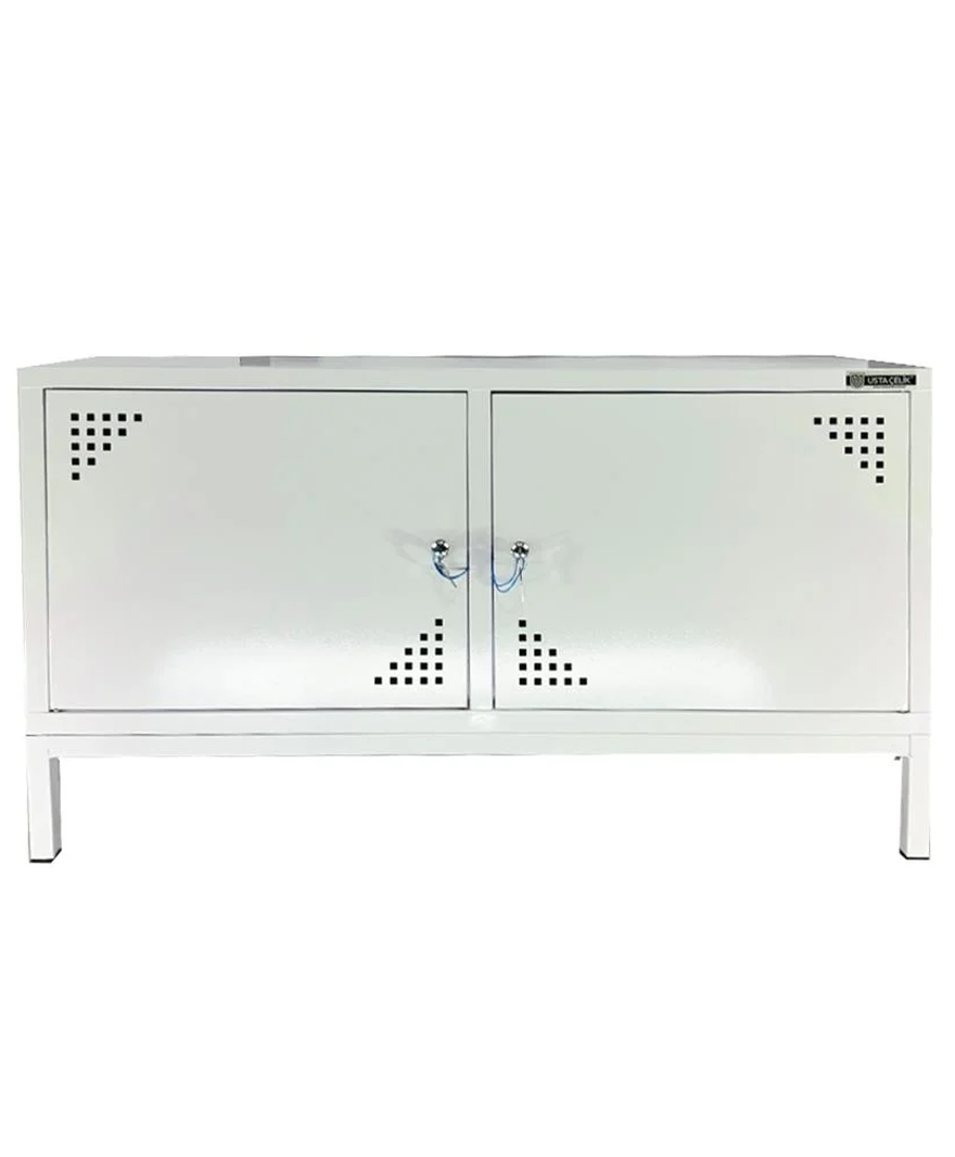 Usta Çelik Tv Sehpası Beyaz 120x50x68 U-TVSHP resmi